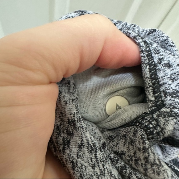Lululemon Wunder Under cropped leggings 23" 4 gray black speckeled - Picture 5 of 5